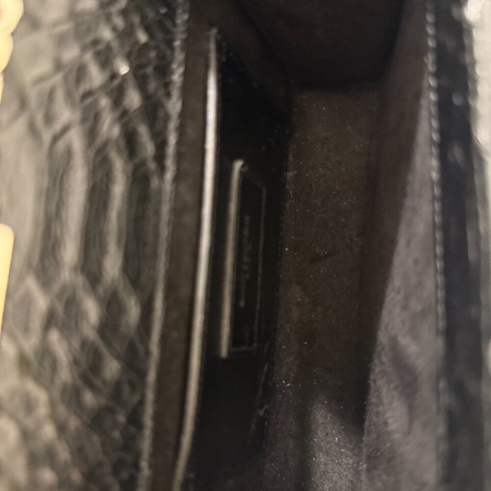 YSL Black Snake Skin Crossbody - Picture 5 of 6